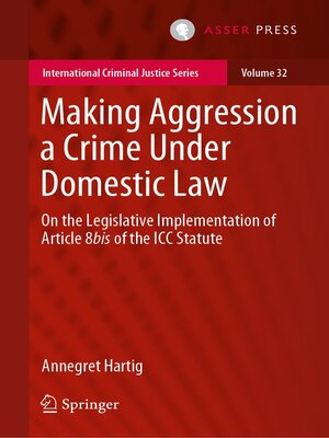 cover image of Making Aggression a Crime Under Domestic Law